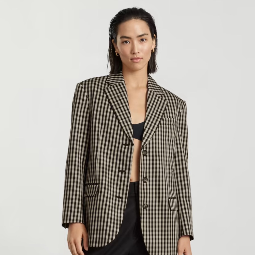 Everlane 80s blazer “Khaki” size 2